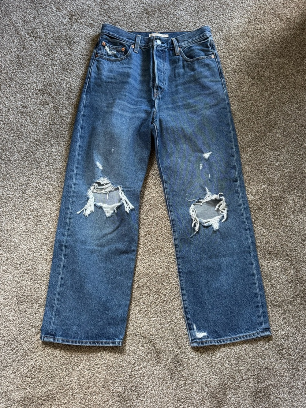 Levi’s Ribcage Straight Ankle Jeans
